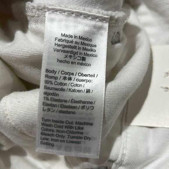 J. Crew BM338 Wide-leg denim trouser in white size 32 NWT - Picture 12 of 13